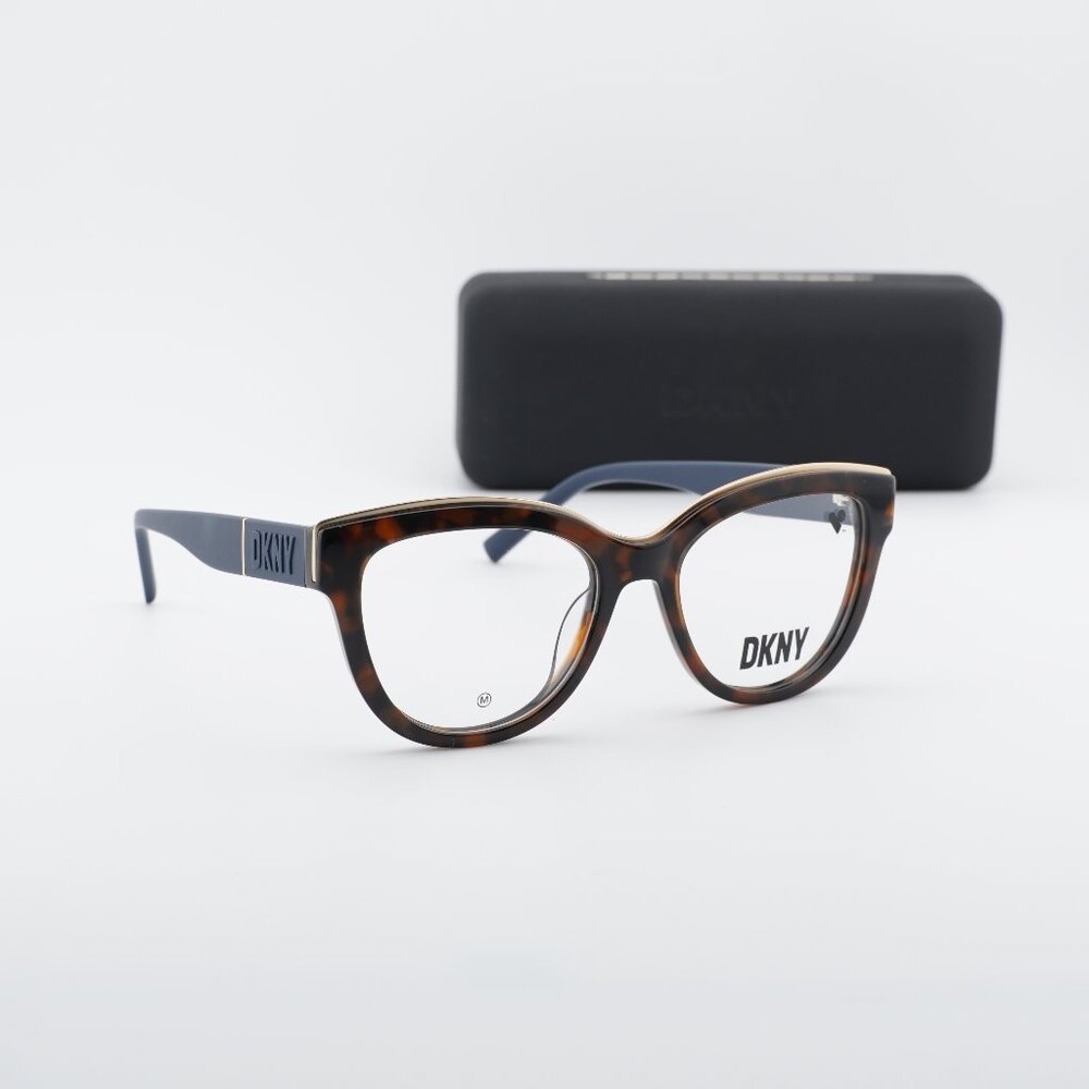 DKNY DK5064 228 Cat Eye Eyeglasses 52mm - Whiskey Havana/Black